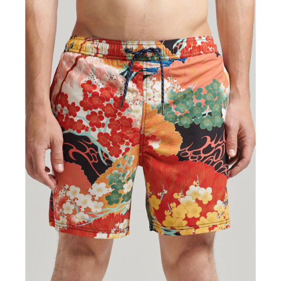 Superdry Ανδρικό μαγιό Vintage Hawaiian Swim Shorts